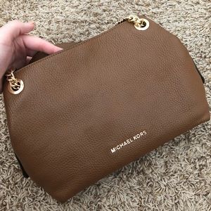 Cognac leather Michael Kors shoulder bag *LIKE NEW